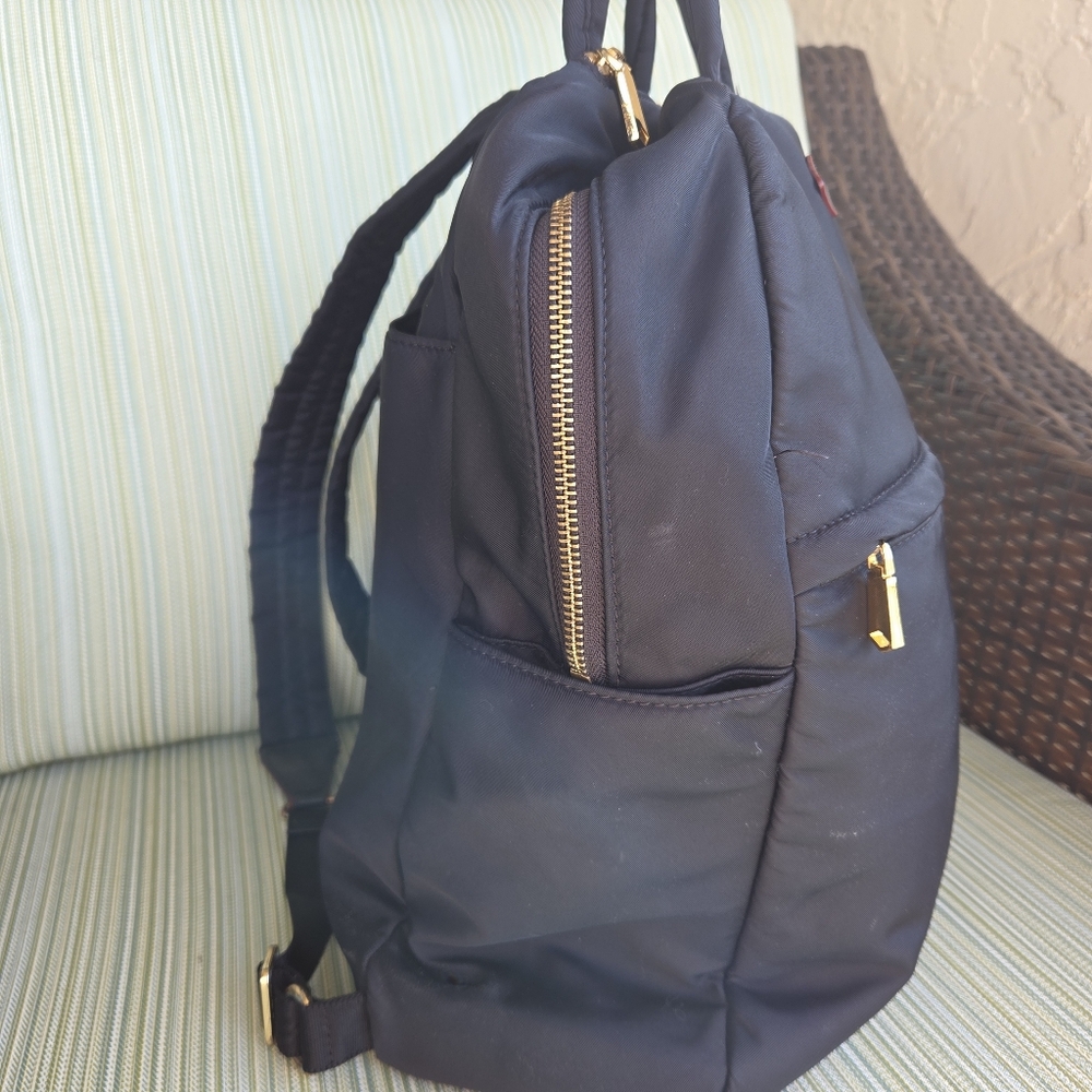 MZ Wallace Black Soho Nylon Backpack Versatile Excellent Pre-Loved Condition - Picture 5 of 11